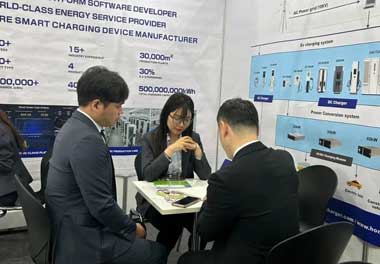 鴻嘉利新能源亮相韓國展會(huì)，為全球充電行業(yè)貢獻(xiàn)“中國力量”(圖4)