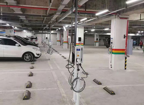 重慶7kw立柱壁掛式交流充電樁重慶萬州區恒產項目案例(圖3)