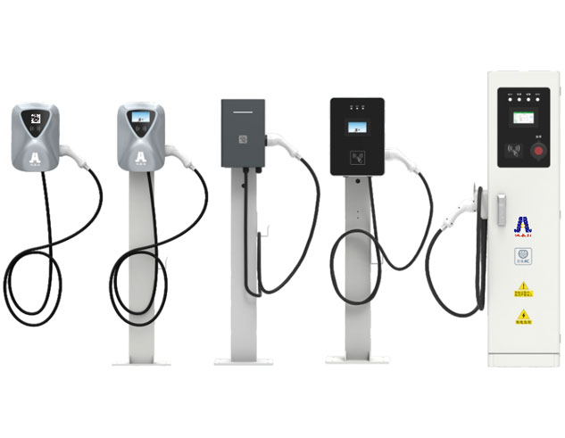 7KW壁掛式/立柱式/立式單槍交流慢充充電樁(圖1) 7KW壁掛式/立柱式/立式單槍交流慢充充電樁(圖1)
