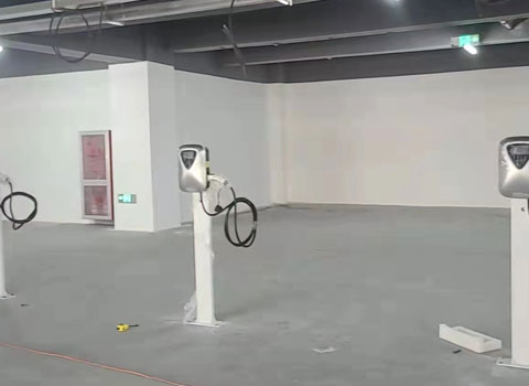 小區地下停車場7kw充電樁安裝項目案例(圖3)